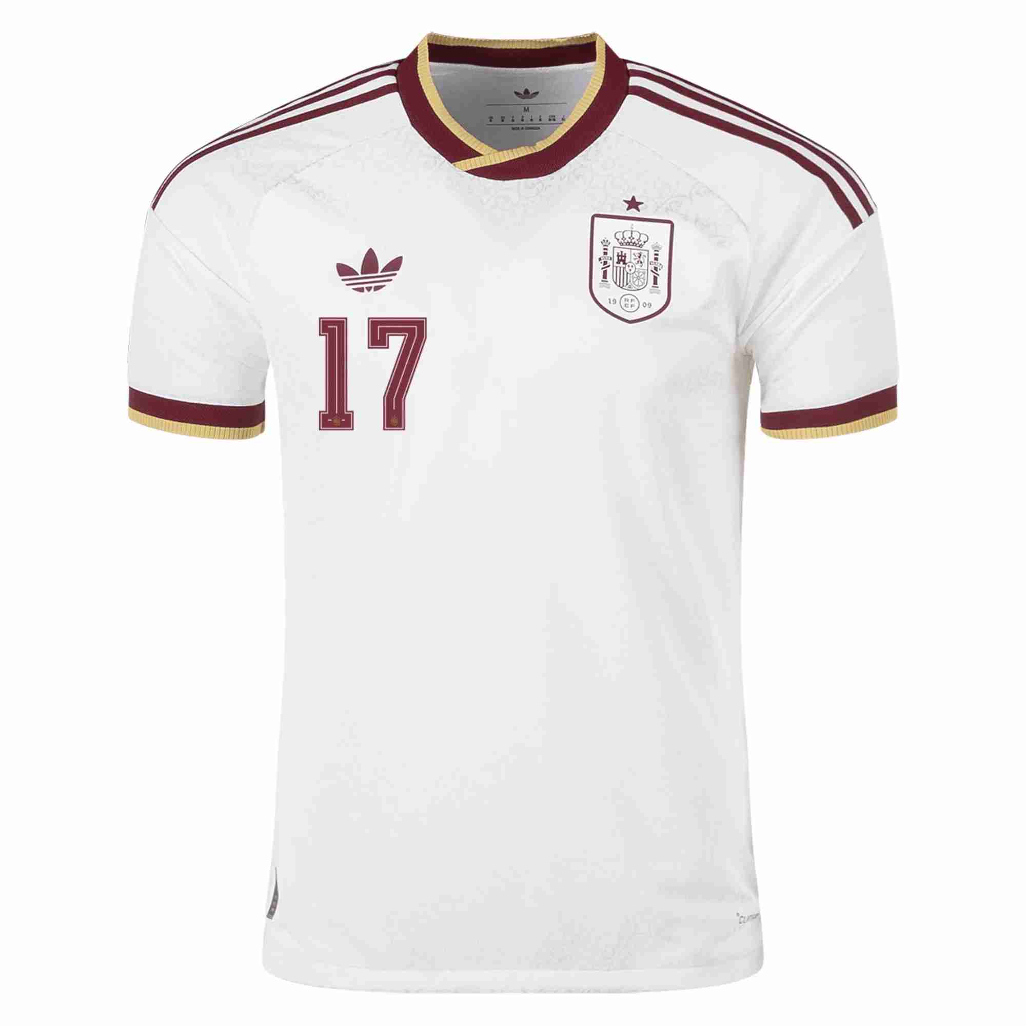 WILLIAMS JR. NO.17 Equipacion España Segunda 2026-Versión Jugador_1 WILLIAMS JR. NO.17 Equipacion España Segunda 2026-Versión Jugador_1