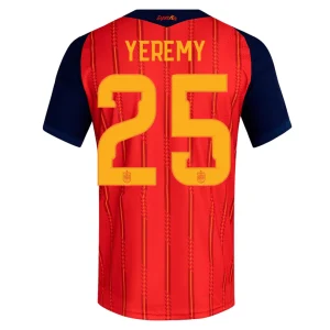 YEREMY NO.25 Equipacion España Primera 2026-Versión Jugador