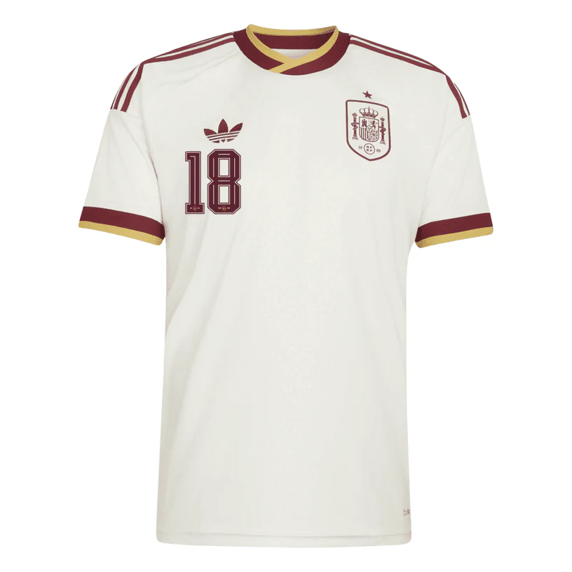 ZUBIMENDI NO.18 Equipacion España Segunda 2026-Versión Jugador_1 ZUBIMENDI NO.18 Equipacion España Segunda 2026-Versión Jugador_1